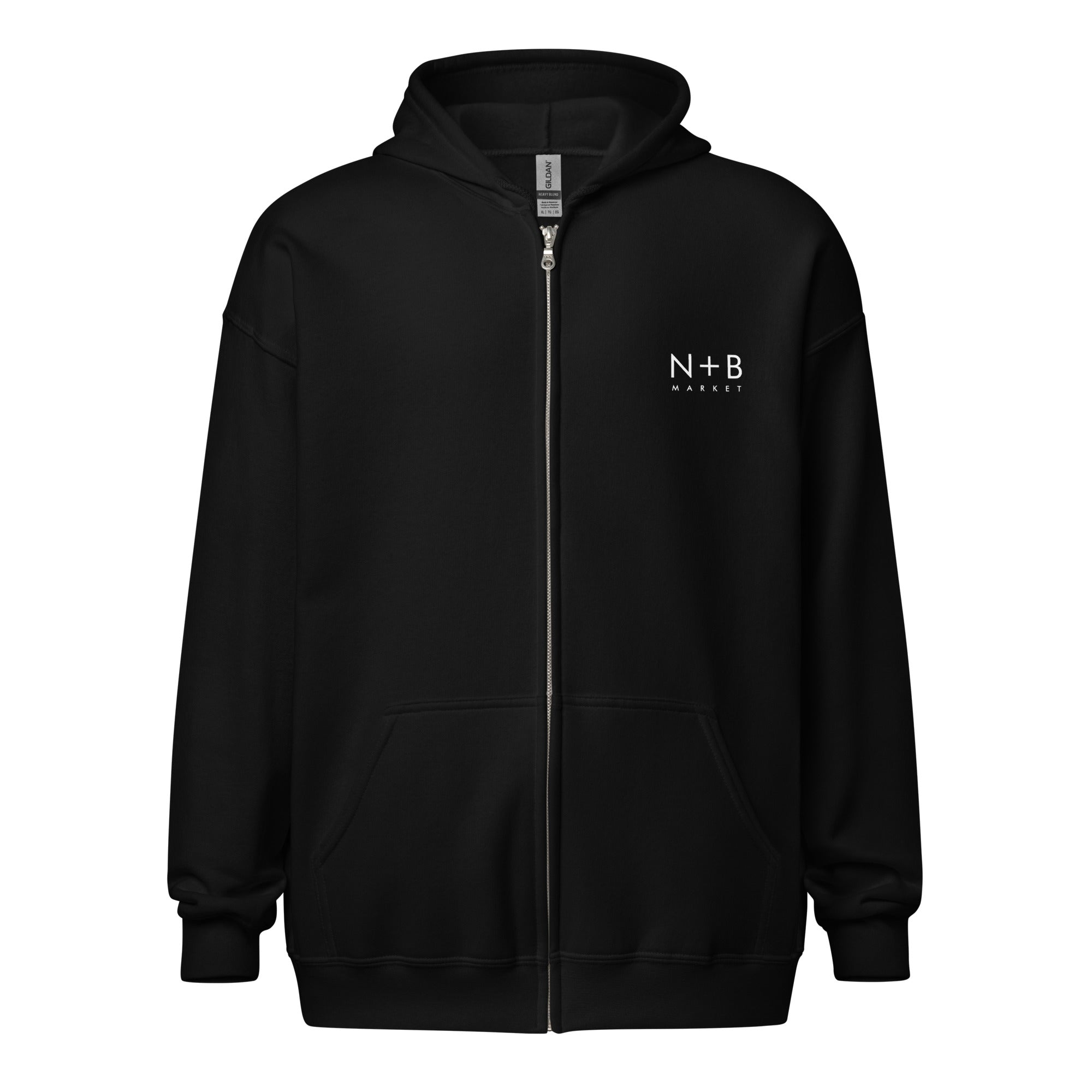 N+B Unisex Zip Hoodie