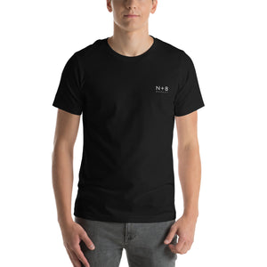 Nourish + Bloom Eat Well | Feel Well | Live Well Unisex t-shirt